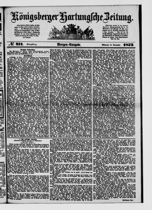 Königsberger Hartungsche Zeitung vom 19.11.1873