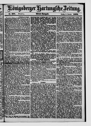 Königsberger Hartungsche Zeitung vom 25.11.1873