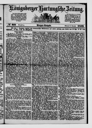 Königsberger Hartungsche Zeitung on Nov 26, 1873