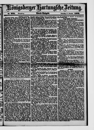 Königsberger Hartungsche Zeitung vom 27.11.1873