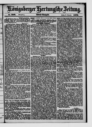 Königsberger Hartungsche Zeitung vom 28.11.1873