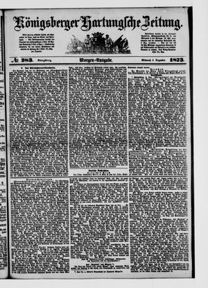 Königsberger Hartungsche Zeitung on Dec 3, 1873
