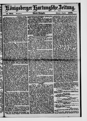 Königsberger Hartungsche Zeitung vom 03.12.1873