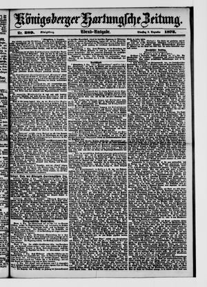 Königsberger Hartungsche Zeitung vom 09.12.1873