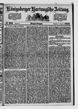 Königsberger Hartungsche Zeitung vom 13.12.1873