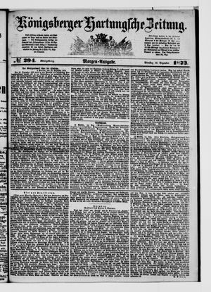 Königsberger Hartungsche Zeitung vom 16.12.1873