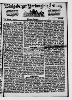 Königsberger Hartungsche Zeitung vom 17.12.1873