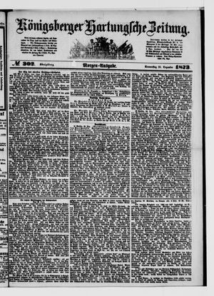 Königsberger Hartungsche Zeitung vom 25.12.1873