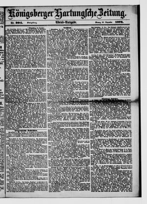 Königsberger Hartungsche Zeitung vom 29.12.1873