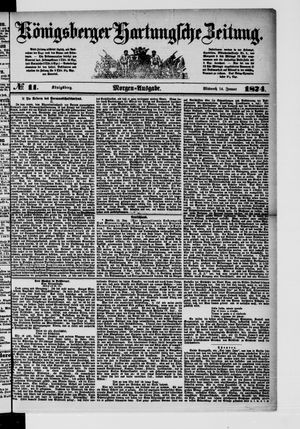 Königsberger Hartungsche Zeitung vom 14.01.1874