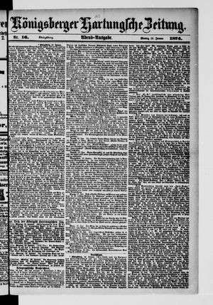 Königsberger Hartungsche Zeitung vom 19.01.1874