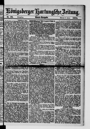 Königsberger Hartungsche Zeitung vom 21.01.1874