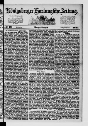 Königsberger Hartungsche Zeitung vom 23.01.1874