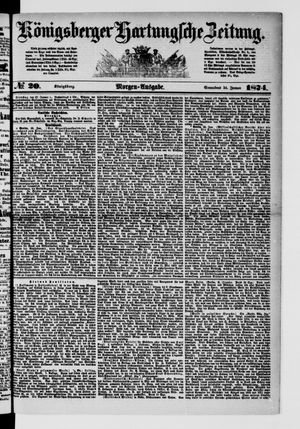 Königsberger Hartungsche Zeitung on Jan 24, 1874
