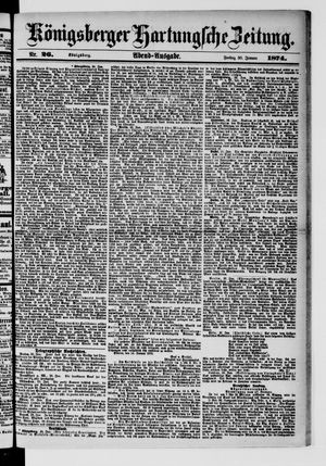 Königsberger Hartungsche Zeitung vom 30.01.1874