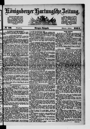 Königsberger Hartungsche Zeitung vom 04.02.1874
