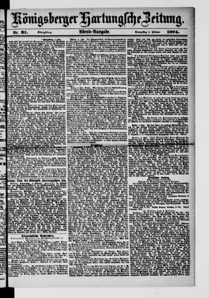 Königsberger Hartungsche Zeitung on Feb 5, 1874