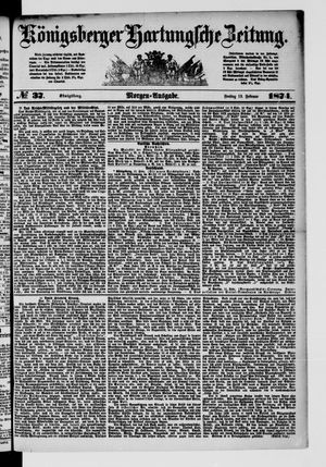 Königsberger Hartungsche Zeitung vom 13.02.1874