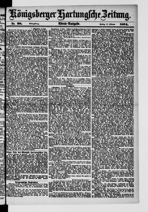 Königsberger Hartungsche Zeitung vom 13.02.1874