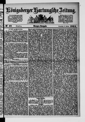 Königsberger Hartungsche Zeitung vom 19.02.1874