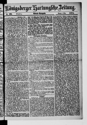 Königsberger Hartungsche Zeitung on Mar 2, 1874