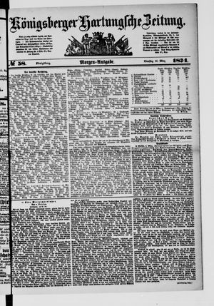 Königsberger Hartungsche Zeitung vom 10.03.1874