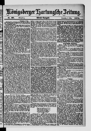 Königsberger Hartungsche Zeitung vom 19.03.1874
