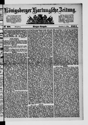 Königsberger Hartungsche Zeitung vom 21.03.1874