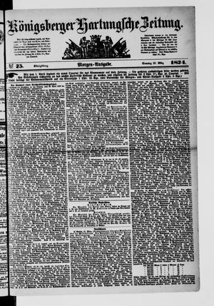 Königsberger Hartungsche Zeitung vom 29.03.1874