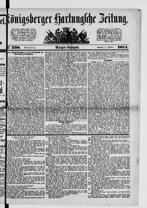 Königsberger Hartungsche Zeitung vom 11.10.1874