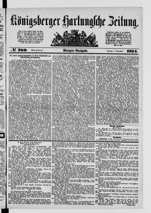 Königsberger Hartungsche Zeitung vom 06.11.1874