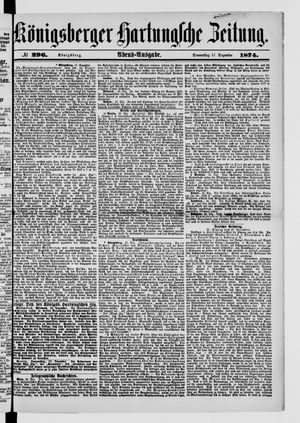 Königsberger Hartungsche Zeitung vom 17.12.1874