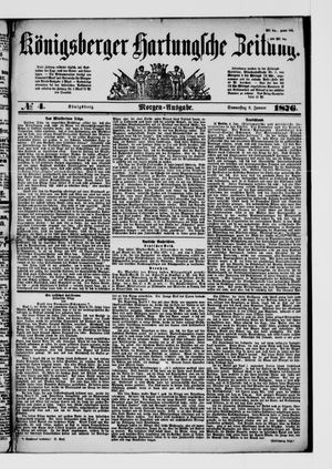 Königsberger Hartungsche Zeitung vom 06.01.1876