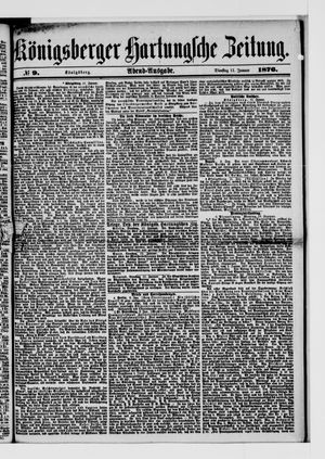 Königsberger Hartungsche Zeitung vom 11.01.1876
