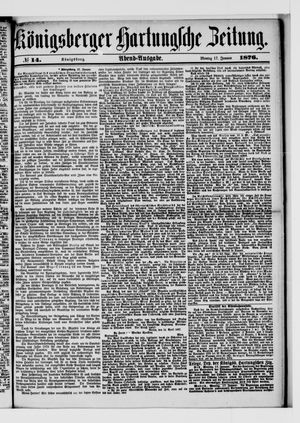 Königsberger Hartungsche Zeitung on Jan 17, 1876