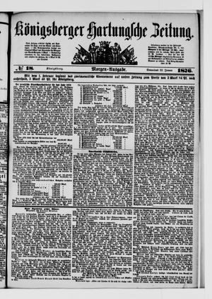 Königsberger Hartungsche Zeitung vom 22.01.1876