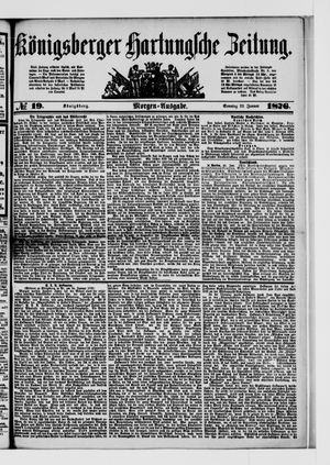Königsberger Hartungsche Zeitung on Jan 23, 1876