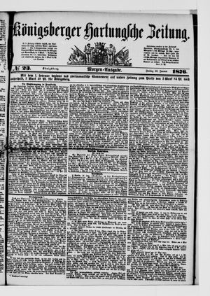 Königsberger Hartungsche Zeitung vom 28.01.1876