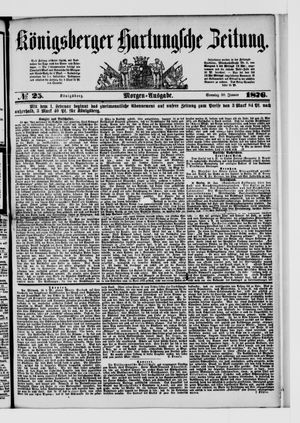 Königsberger Hartungsche Zeitung on Jan 30, 1876