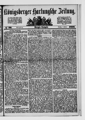 Königsberger Hartungsche Zeitung on Feb 1, 1876