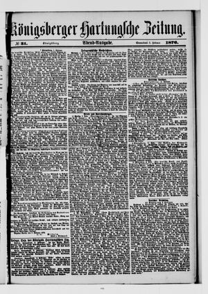 Königsberger Hartungsche Zeitung on Feb 5, 1876
