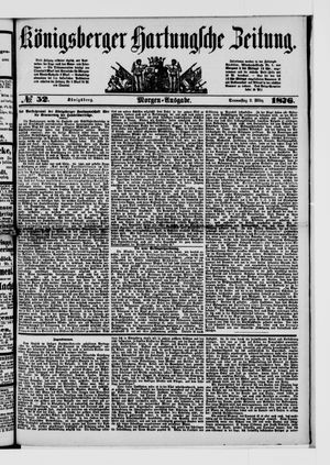 Königsberger Hartungsche Zeitung vom 02.03.1876