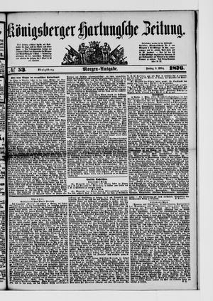 Königsberger Hartungsche Zeitung on Mar 3, 1876