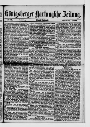 Königsberger Hartungsche Zeitung vom 03.03.1876
