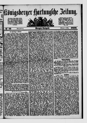 Königsberger Hartungsche Zeitung on Mar 8, 1876