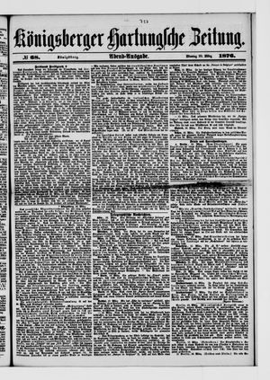 Königsberger Hartungsche Zeitung vom 20.03.1876