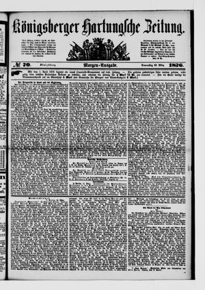 Königsberger Hartungsche Zeitung vom 23.03.1876