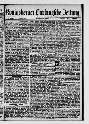 Königsberger Hartungsche Zeitung vom 06.04.1876