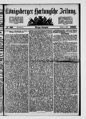 Königsberger Hartungsche Zeitung on Apr 11, 1876