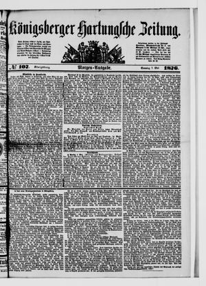 Königsberger Hartungsche Zeitung vom 07.05.1876